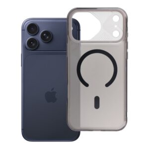 Aurora case for iPhone 17 Pro max / 18 Pro Max (low camera edge) compatible with MagSafe black