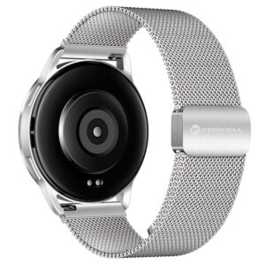 Forcell Strap to Samsung Galaxy Watch F-Design FS11 magnetic steel 20 mm silver
