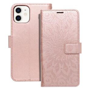 Mezzo Book flip case for iPhone 12 / 12 PRO mandala rose gold