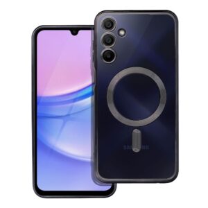 Electro Mag Cover case for Samsung A15 compatible with MagSafe black
