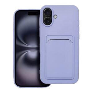Card case for iPhone 16 PLUS Case purple