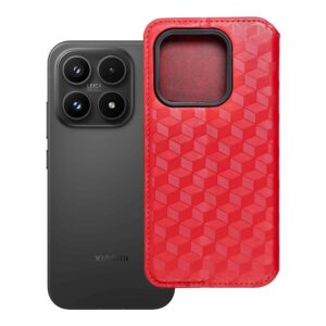 Cubic Book flip case for Xiaomi 17 red