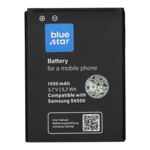 Blue Star Battery for Samsung Galaxy Mini 2 S6500 / Galaxy Young S6310 / Galaxy Ace Plus S7500 1550 mAh Premium