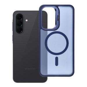 Forcell Case for Samsung A37 F-Protect Shadow Stand Premium compatible with MagSafe navy blue