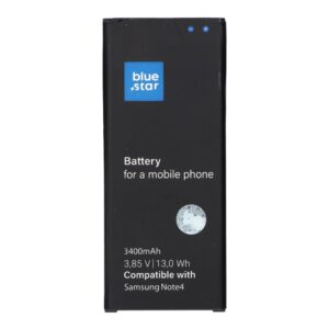 Blue Star Battery for Samsung Galaxy Note 4 N910 3400 mAh Premium