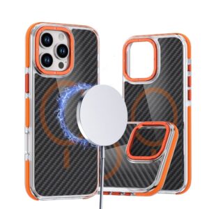Fiber case for iPhone 16e (SE4 2025) / 17e compatible with MagSafe orange