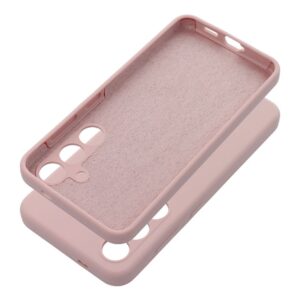 Case for Samsung A06 4G Silicone 2mm (camera protection) powder pink
