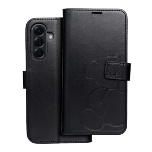 Mezzo Book flip case for Samsung A56 5G teddy bear black