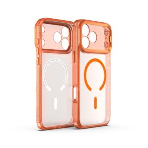 X-ONE Dropguard 2S compatible with MagSafe for iPhone 17 Pro Max orange frost matte