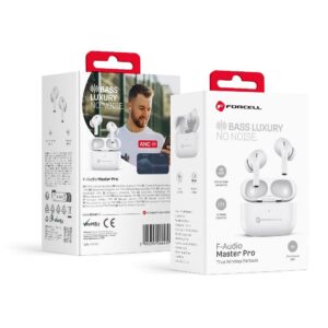 Forcell Wireless earphones F-Audio Master Pro TWS white