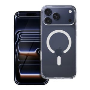 Forcell Case for iPhone 17 Pro Max / 18 Pro Max (low camera edge) F-Protect Clear Hybrid Premium compatible with transparent