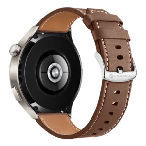 Forcell Strap to Samsung Galaxy Watch F-Design FS21 holes eco-friendly leather 22 mm brown