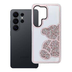 Teddy Bear case for Samsung S26 ULTRA pink