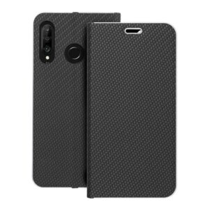 Luna Book Carbon flip case for Huawei P30 LITE black