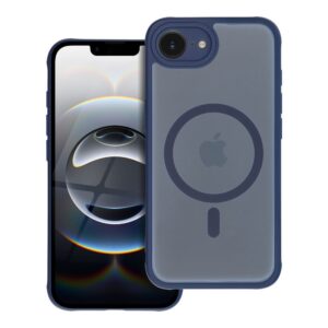 Full Matte Mag case for iPhone 14 Cover compatible with MagSafe blue