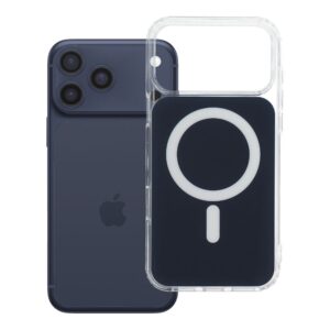 Clear Fusion Mag Cover case for iPhone 18 Pro Max / 17 Pro Max compatible with MagSafe navy blue