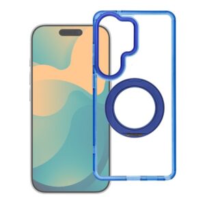 Case for Samsung S26 Frame Circle Stand compatible with MagSafe navy blue