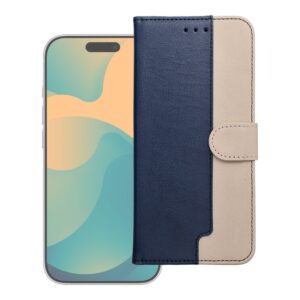 Split Book flip case for Xiaomi Redmi 17 4G / 17 5G EU navy and cream