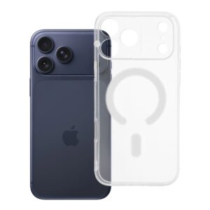 Clear Case 2 mm Mag Cover for iPhone 18 Pro Max / 17 Pro Max compatible with MagSafe (camera protection) transparent