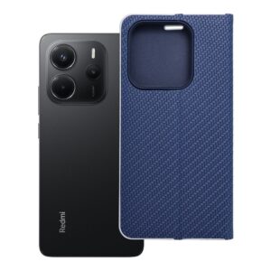 Luna Book Carbon flip case for Xiaomi Redmi NOTE 14 5G blue