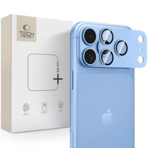 Camera lens protector Tech-Protect Camfull Fit+ iPhone 18 Pro Max Light Blue