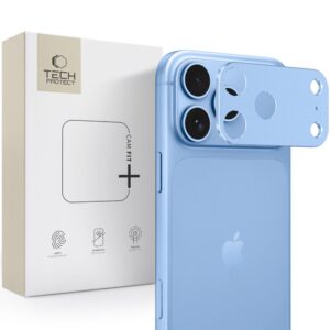 Camera lens protector Tech-Protect Camalloy Fit+ iPhone 18 Pro Max Light Blue