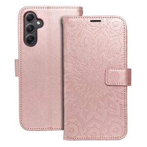Mezzo Book flip case for Samsung A34 5G mandala rose gold