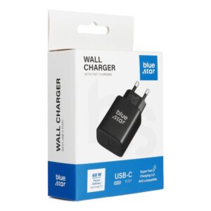 Blue Star Phone charger USB C AVS (iPhone 17/18Pro/Pro Max) SFC2.0 3A 60W TFB-SFC-60W black