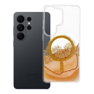 Golden case for Samsung S26 ULTRA compatible with MagSafe gold