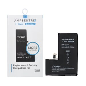 AmpSentrix Basic battery for iPhone 15 PRO (high capacity 3480 mAh)
