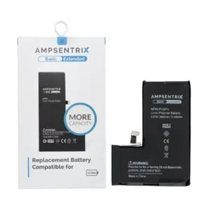 AmpSentrix Basic battery for iPhone 15 PRO (high capacity 3480 mAh)