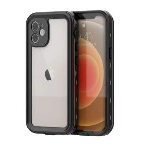 Shellbox Case for iPhone 12 Waterproof DOT black