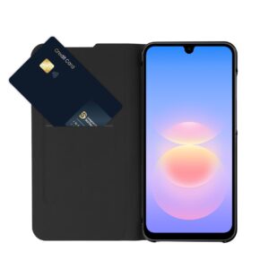 GP-FWA185AEA Samsung by Mobeen Flip Cover for Galaxy A18 Black
