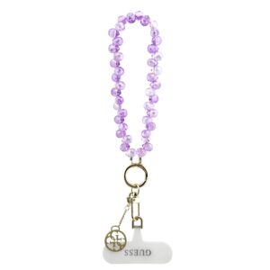 Guess Universal Wrist Strap Crystals 4G Charm Purple