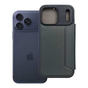 Razor Book flip case for iPhone 17 PRO MAX / 18 PRO MAX dark green