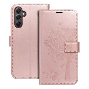 Mezzo Book flip case for Samsung A34 5G tree rose gold