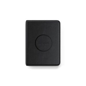 Satechi Locator compatible with Apple Find My FindAll Passport Cover shape Vegan Leather ST-VPCK black