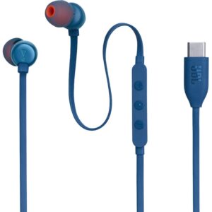 JBL Wire earphones USB C Tune 310C blue
