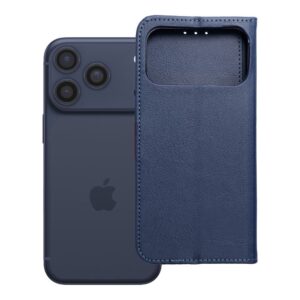 Split Book flip case for iPhone 17 PRO MAX / 18 PRO MAX navy and red