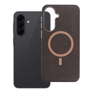 Gentleman Mag Cover case for Samsung A37 compatible with MagSafe brown