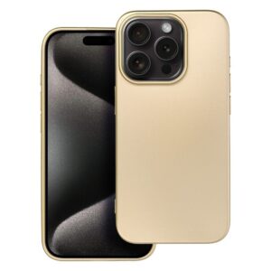 Metallic case for iPhone 15 PRO gold