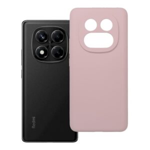 Case for Xiaomi Redmi Note 14 PRO 4G Silicone 2mm (camera protection) powder pink