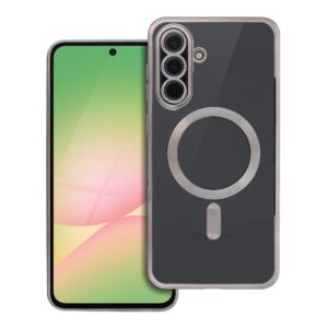 Electro Mag Cover case for Samsung A56 compatible with MagSafe titanium gray