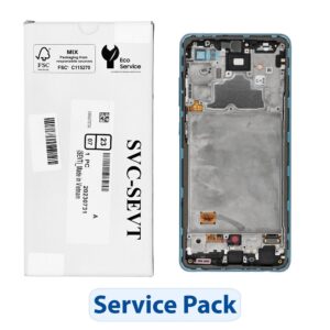 Samsung ServicePack LCD Display for A72 4G A725F GH82-25460B Blue