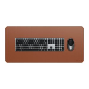 SATECHI vegan leather desk pad ST-LPDMN brown