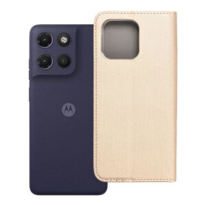 Smart Case Book for Motorola G17 POWER gold