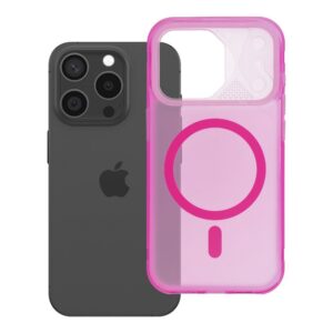 Aurora case for iPhone 15 PRO compatible with MagSafe pink