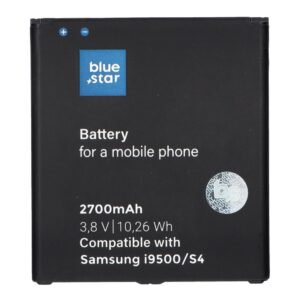 Blue Star Battery for Samsung S4 I9500 2700 mAh Premium