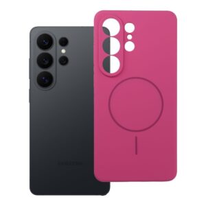 Case for Samsung S26 ULTRA Silicone 2mm (camera protection) compatible with MagSafe pink