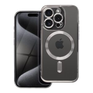 Electro Mag Cover case for Xiaomi Redmi 15C (173,16 x 81,07 x 8,2) compatible with MagSafe titanium gray